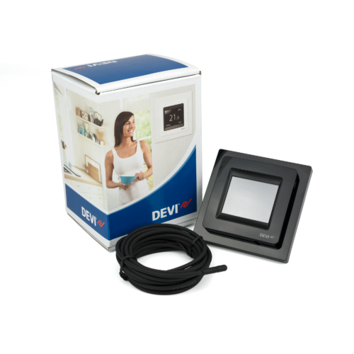 Терморегулятор для теплої підлоги DEVIreg™ Touch - Чорний