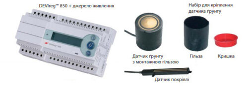 Терморегулятор для сніготанення DEVIreg™ 850 + ДЖ24В