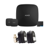 Ajax Hub 2 + LeaksProtect (2од) + WallSwitch + кран з електроприводом Honeywell 220 DUO Ду32