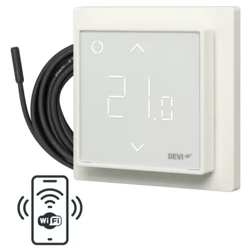 Терморегулятор для теплої підлоги DEVIreg™ Smart - Білий