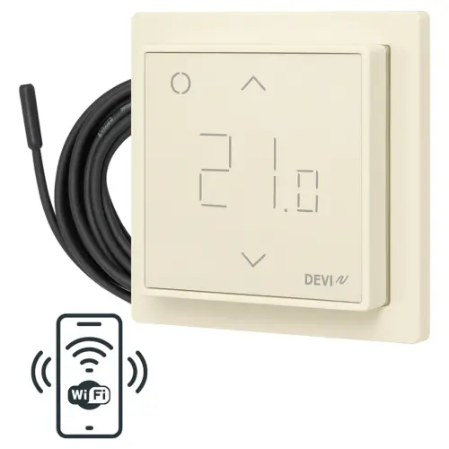 smart-ivory Терморегулятор для теплої підлоги DEVIreg™ Smart - Слонова кістка