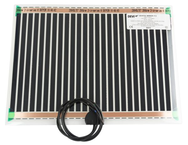 Нагрівальна плівка для зеркал Devifoil Mirror 27.4x35.8 см
