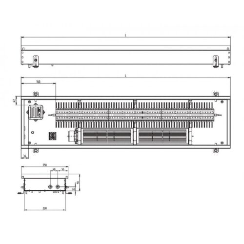 Carrera SEV 250.1000.90 Electro 220 + вент. DC 24V