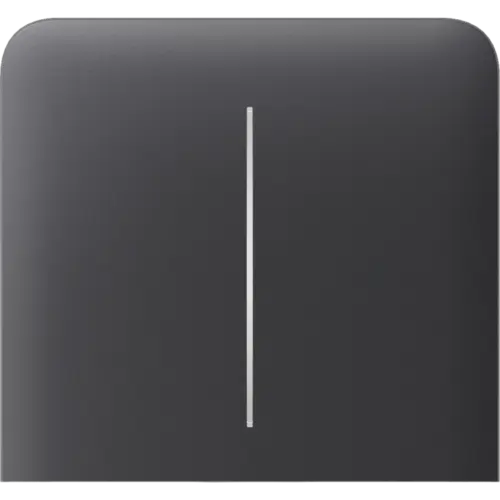 Бічна кнопка для двоклавішного вимикача Ajax SideButton (2-gang) vertical Graphite