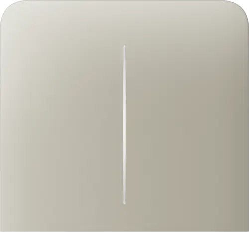 Бічна кнопка для двоклавішного вимикача Ajax SideButton (2-gang) vertical Ivory