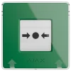 Бездротова програмована кнопка з механізмом скидання Ajax ManualCallPoint Jeweller Green