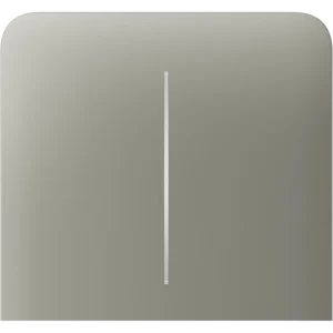 Бічна кнопка для двоклавішного вимикача Ajax SideButton (2-gang) vertical Olive