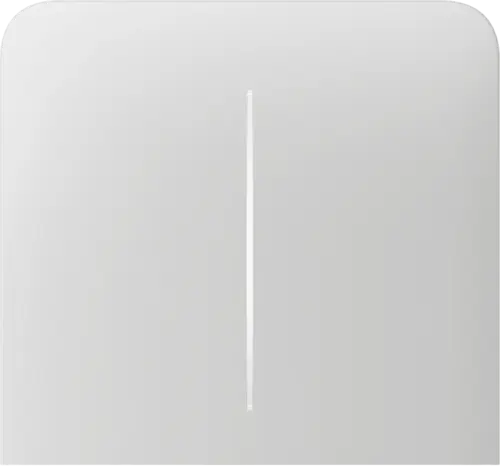 Бічна кнопка для двоклавішного вимикача Ajax SideButton (2-gang) vertical White
