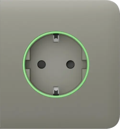 Бічна панель для вбудованої розетки Ajax SideCover (smart) Olive