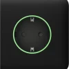 Бічна панель для вбудованої розетки Ajax SideCover (smart) Black