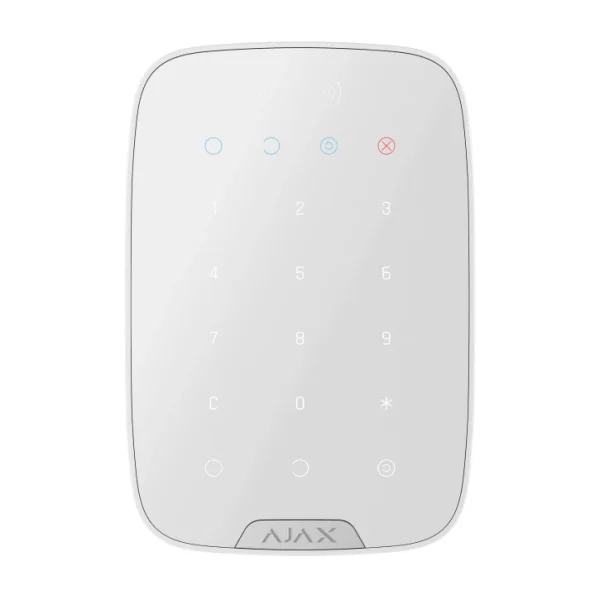 Бездротова сенсорна клавіатура Ajax KeyPad S Plus White