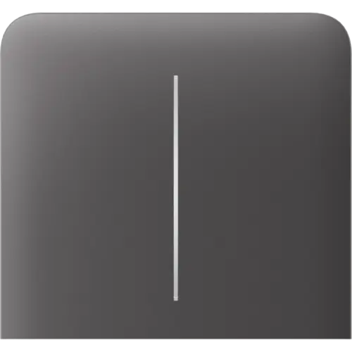 Бічна кнопка для двоклавішного вимикача Ajax SideButton (2-gang) vertical Grey