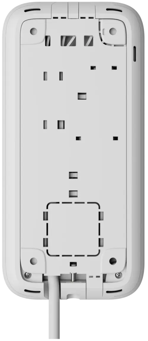 Дротова клавіатура з сенсорним екраном Ajax KeyPad TouchScreen Fibra White
