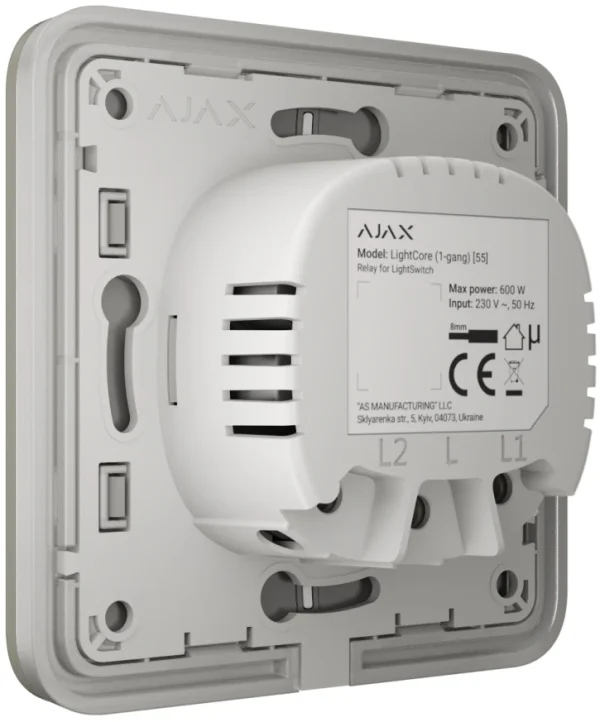 Вимикач Ajax LightSwitch 2-клавішний Olive