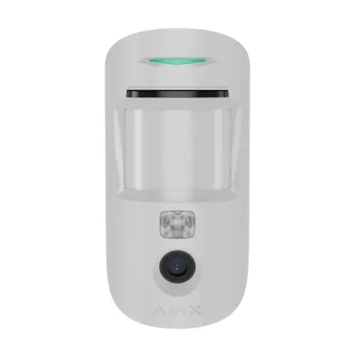 Бездротовий ІЧ датчик руху з системою антимаскування Ajax Superior MotionCam AM (PhOD) Jeweller White (116768.306.WH1)