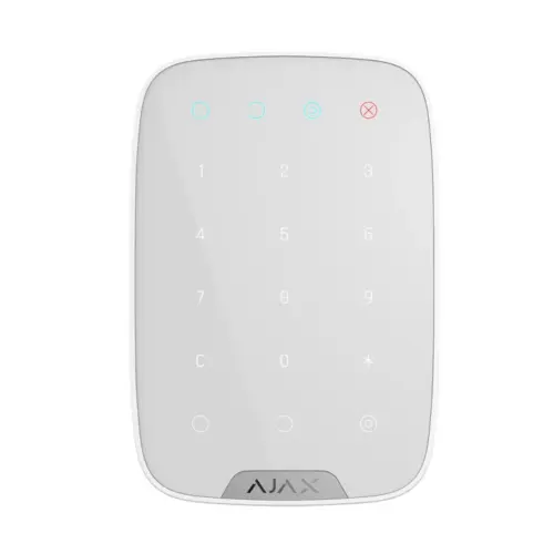 Бездротова сенсорна клавіатура Ajax KeyPad White