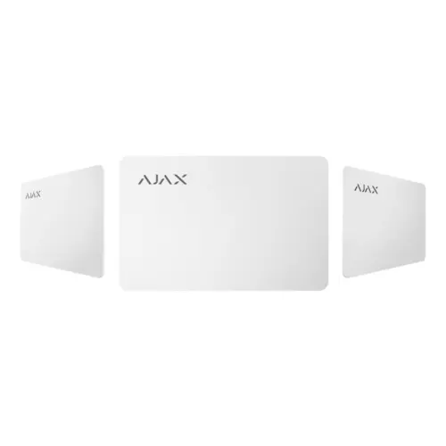 Картка для управління охоронною системою Ajax Pass 3 шт. White