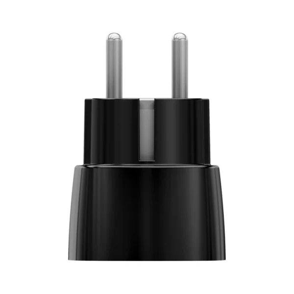 Радіокерована розумна розетка з лічильником енергоспоживання Ajax Socket Black