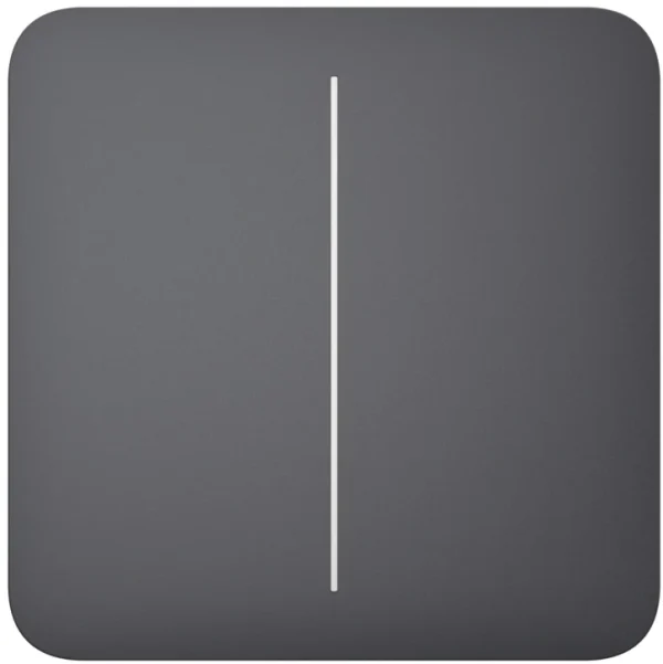 Вимикач Ajax LightSwitch 2-клавішний Graphite