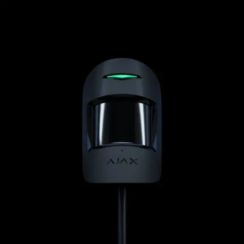 Провідний датчик руху та розбиття скла Ajax CombiProtect Fibra Black