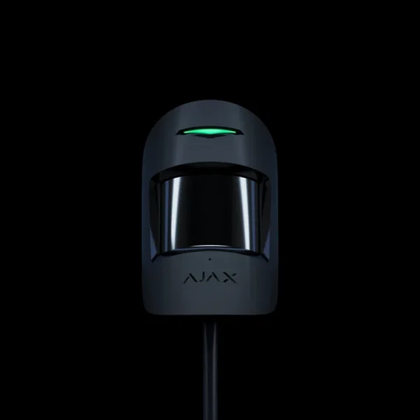 Провідний датчик руху та розбиття скла Ajax CombiProtect Fibra Black