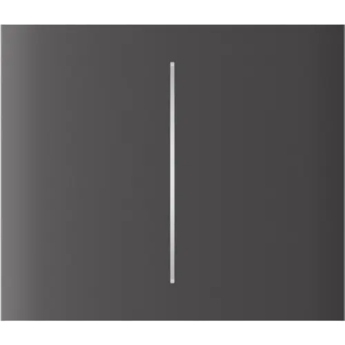 Центральна кнопка для двоклавішного вимикача Ajax CenterButton (2-gang) vertical Grey