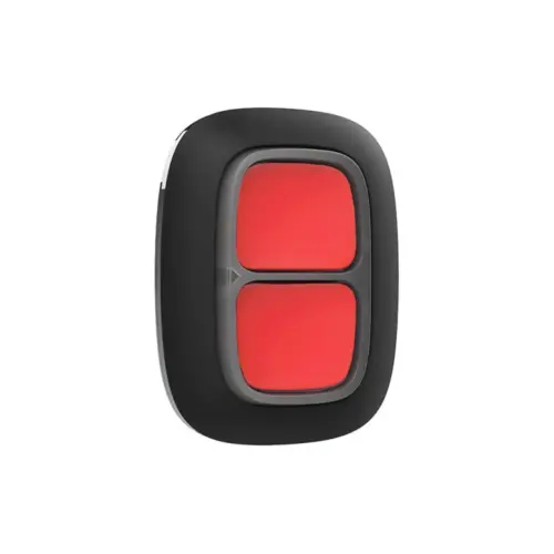 Бездротова екстрена кнопка Ajax DoubleButton Black