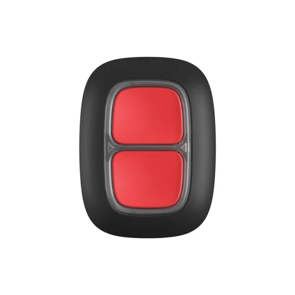 Бездротова екстрена кнопка Ajax DoubleButton Black