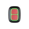 Бездротова екстрена кнопка Ajax DoubleButton Black