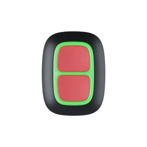 Бездротова екстрена кнопка Ajax DoubleButton Black