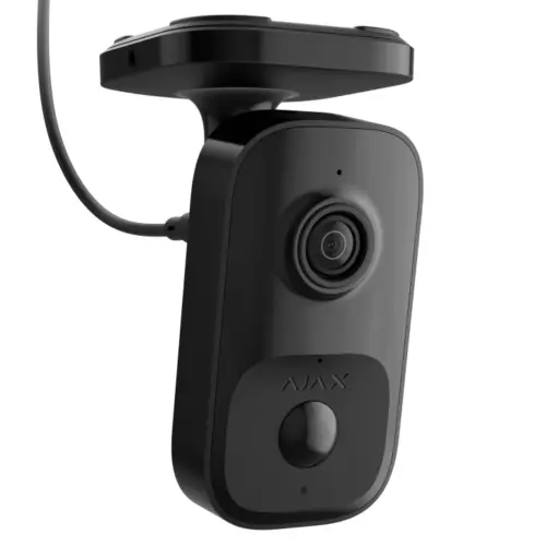 Wi-Fi камера відеоспостереження з ІЧ датчиком руху та вбудованим ШІ Ajax IndoorCam Black (111567.303.BL1)