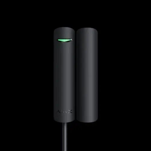 Дротовий датчик відкриття дверей/вікна Ajax DoorProtect Fibra Black