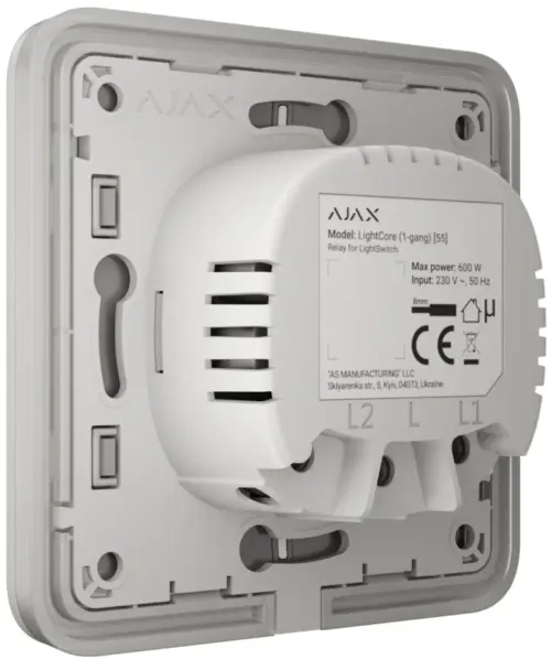 f9r2188buwN8MnGFjVhhXjFQj7wEn8pcFhTT91Zm.webp Вимикач Ajax LightSwitch 1-клавішний White