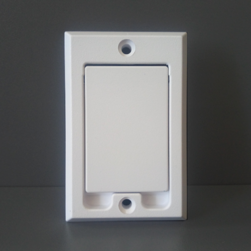 Пневморозетка HAYDEN прямокутна біла