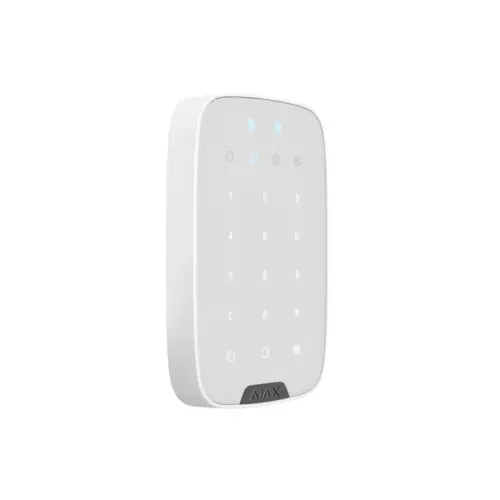 Бездротова сенсорна клавіатура Ajax KeyPad Plus White