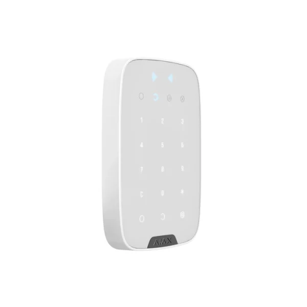 Бездротова сенсорна клавіатура Ajax KeyPad Plus White