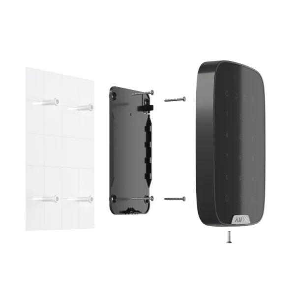 Бездротова сенсорна клавіатура Ajax KeyPad Plus Black