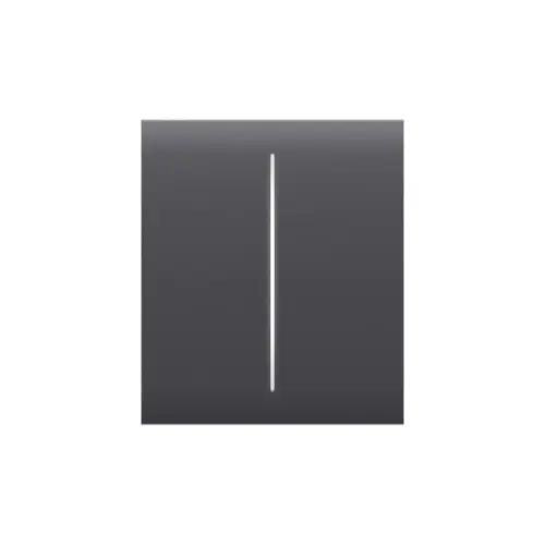 Центральна кнопка для двоклавішного вимикача Ajax CenterButton (2-gang) Graphite