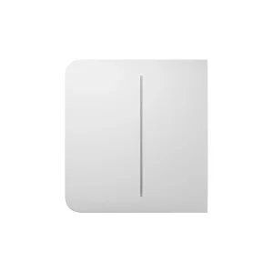 Бічна кнопка для двоклавішного вимикача Ajax SideButton (2-gang) White