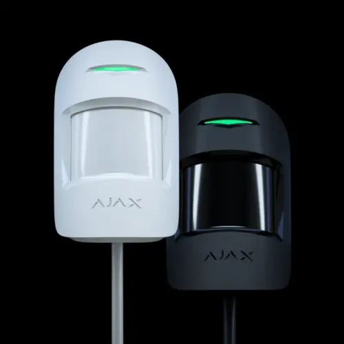 Дротовий датчик руху Ajax MotionProtect Fibra Black