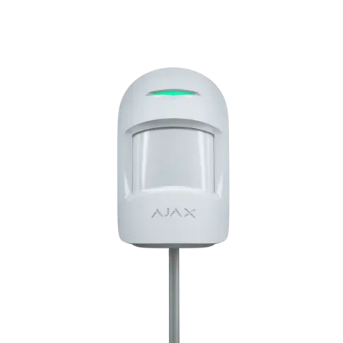Дротовий датчик руху Ajax MotionProtect Fibra White