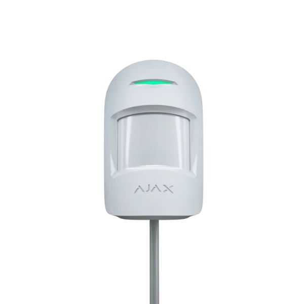 Дротовий датчик руху Ajax MotionProtect Fibra White