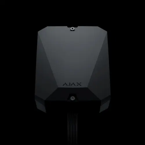Гібридна централь системи безпеки Ajax FIBRA Hub Hybrid (4G) Black
