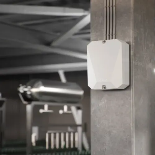 Гібридна централь системи безпеки Ajax FIBRA Hub Hybrid (2G) White