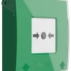 Бездротова програмована кнопка з механізмом скидання Ajax ManualCallPoint Jeweller Green