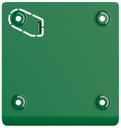 Бездротова програмована кнопка з механізмом скидання Ajax ManualCallPoint Jeweller Green
