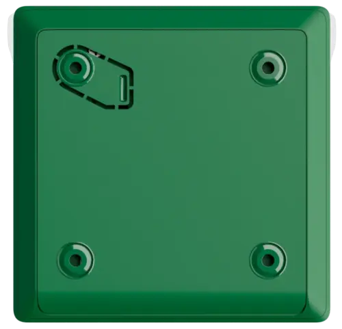 Бездротова програмована кнопка з механізмом скидання Ajax ManualCallPoint Jeweller Green