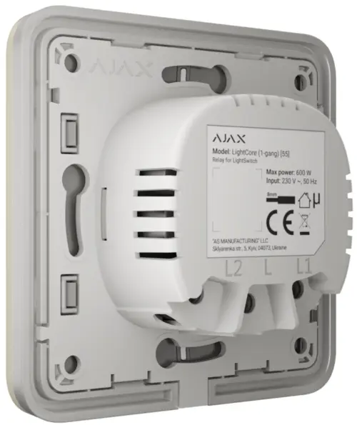 sXyoTOfAWWiDrZ0XwpPjQZHf7Nremr94JUX1RhtO.webp Вимикач Ajax LightSwitch 1-клавішний Ivory