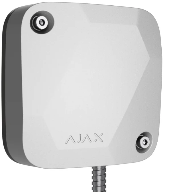 Дротовий датчик вібрації з додатковим сенсором удару Ajax SeismoProtect G3 Fibra White (117737.269.WH1)