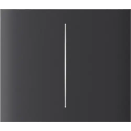 Центральна кнопка для двоклавішного вимикача Ajax CenterButton (2-gang) vertical Graphite